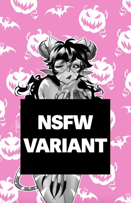 MIRKA ANDOLFOS SWEET PAPRIKA BLACK WHITE & PINK HALLOWEEN SPECIAL #1 CVR F MIRKA ANDOLFO HOT NSFW POLYBAGGED VAR (OF 2)