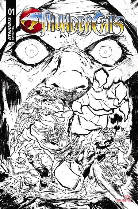 THUNDERCATS 2026 #1 CVR N INC 1:20 DAVID COUSENS LINE ART VAR