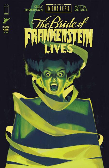 UNIVERSAL MONSTERS THE BRIDE OF FRANKENSTEIN LIVES #1 CVR H INC 1:100 DAVID TALASKI FOIL VAR (OF 4)