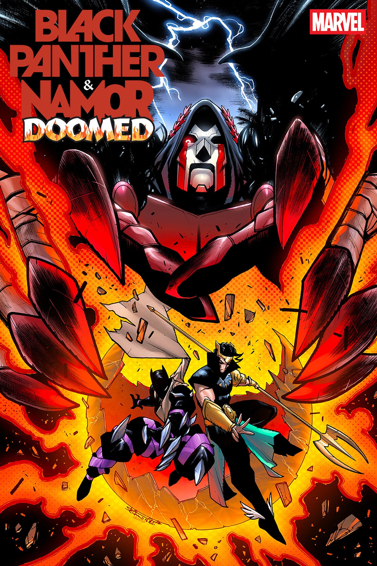 BLACK PANTHER NAMOR DOOMED #2 STEFANO NESI VAR CVR C