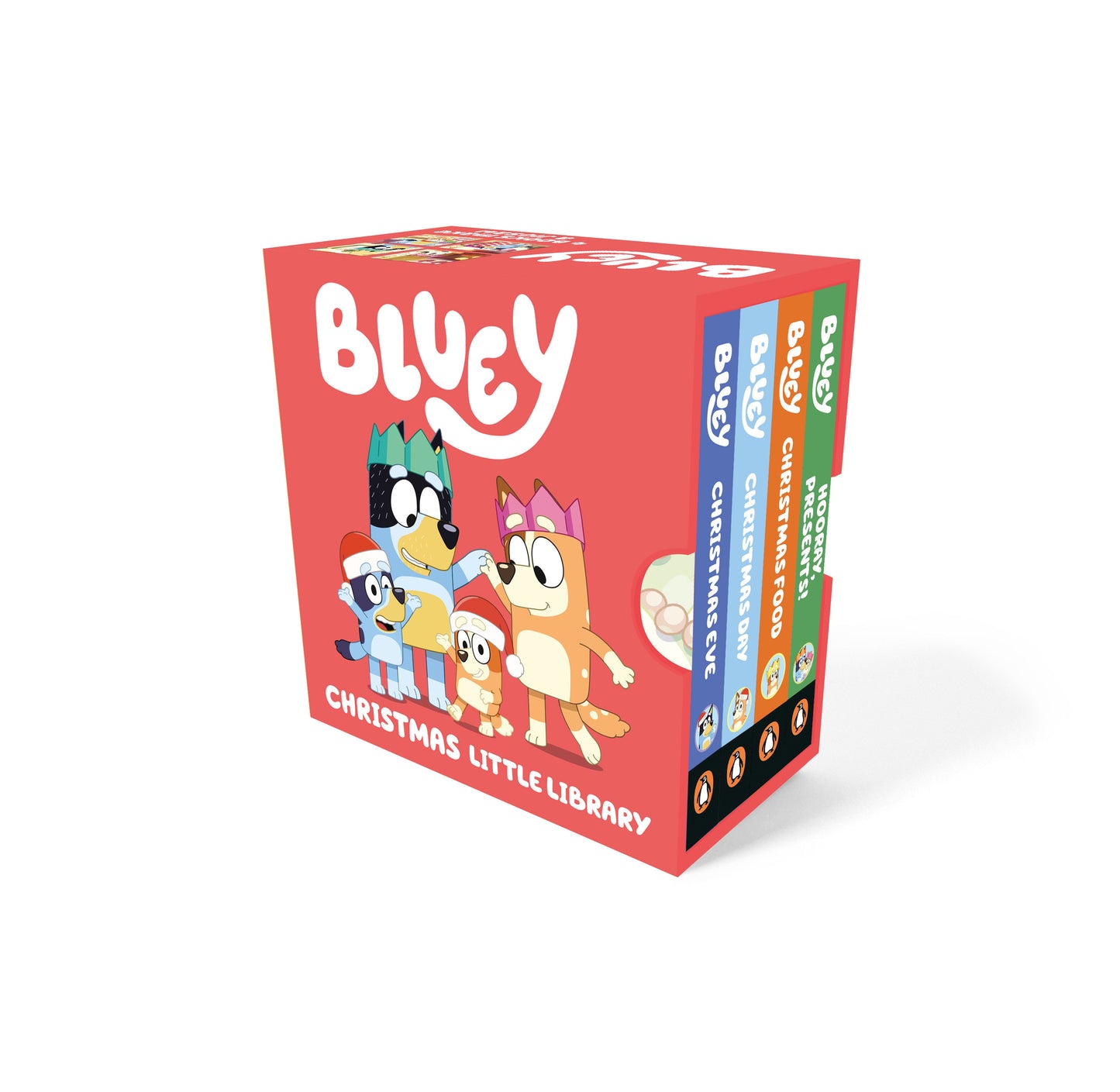 BLUEY CHRISTMAS LITTLE LIBRARY 4-BOOK BOX SET
