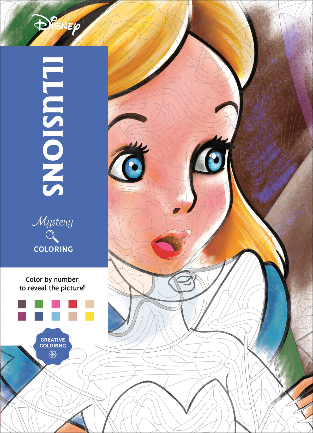 DISNEY MYSTERY COLORING ILLUSIONS TP