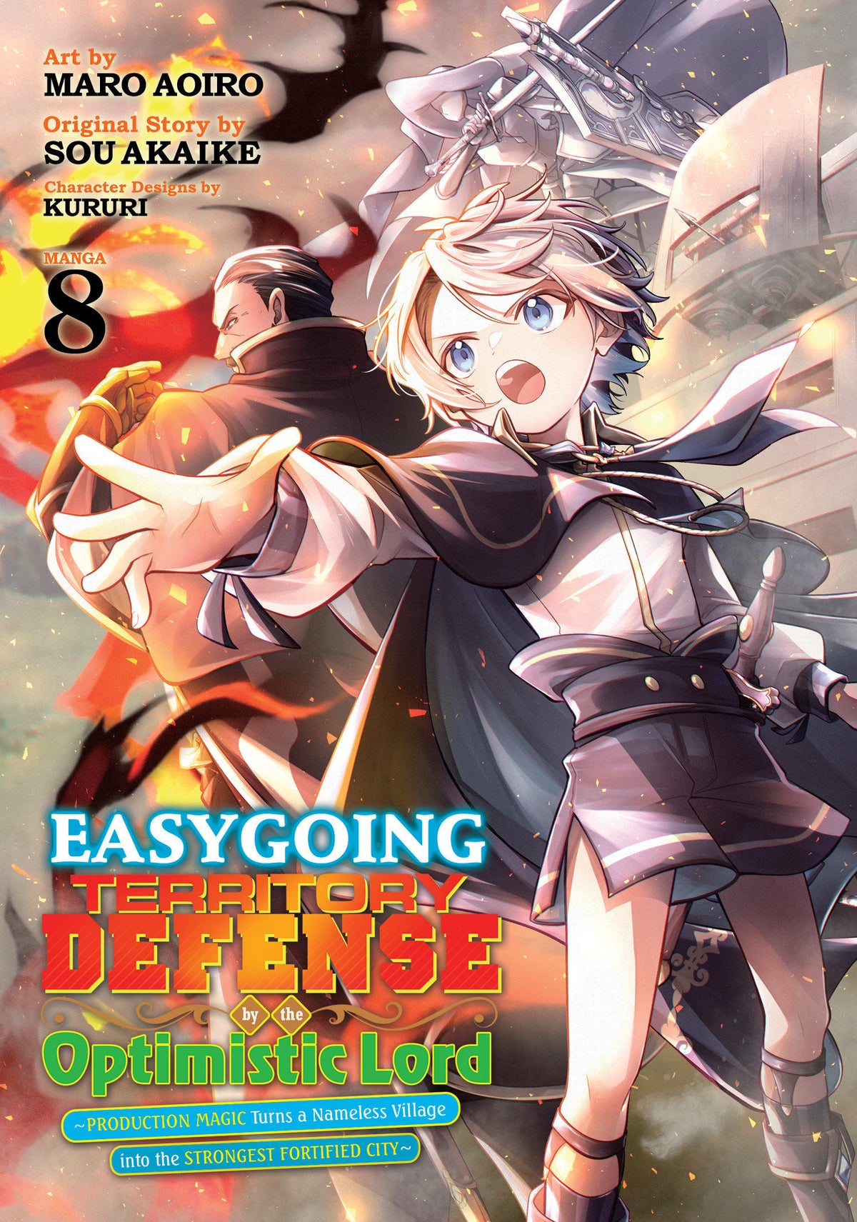 EASYGOING TERRITORY DEFENSE BY THE OPTIMISTIC LORD PRODUCTION MAGIC TURNS A NAMELESS VILLAGE INTO THE STRONGEST FORTIFIED CITY MANGA TP VOL 08