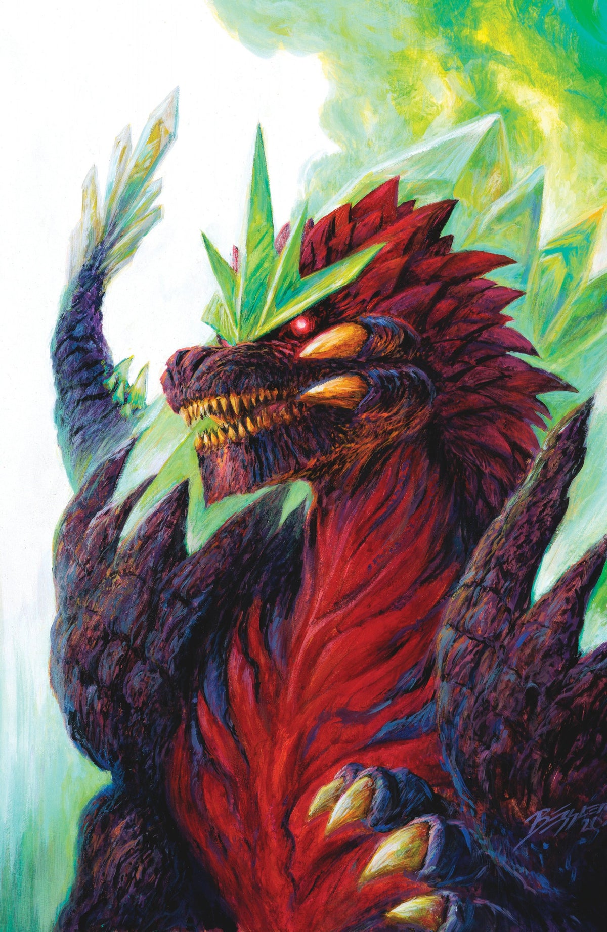 GODZILLA KAI-SEI ERA #14 VAR RI 10 EGGLETON FULL ART CVR C 1:10 INCV