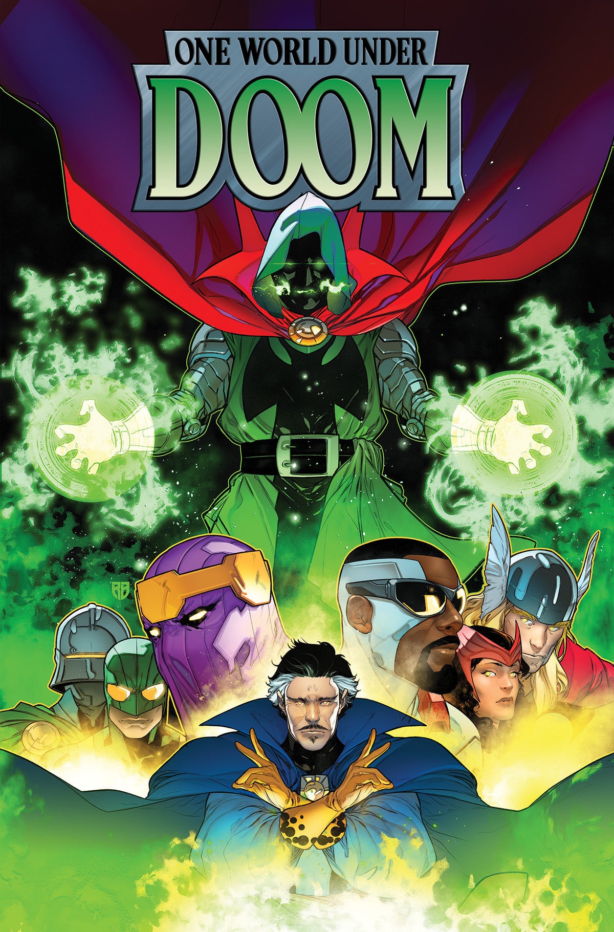 ONE WORLD UNDER DOOM OMNIBUS RB SILVA COVER DM ONLY HC