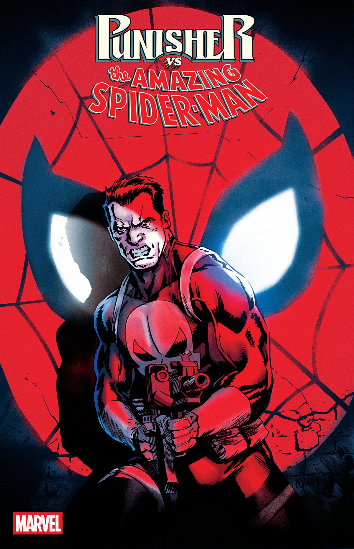 PUNISHER VS SPIDER-MAN #4 ADAM GORHAM VAR 1:25 INCV