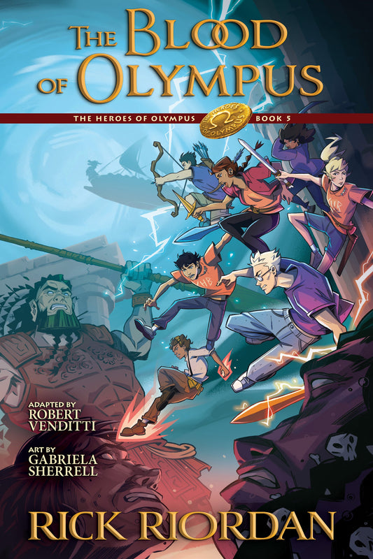 HEROES OF OLYMPUS BOOK 5 THE BLOOD OF OLYMPUS THE GRAPHIC NOVEL TP