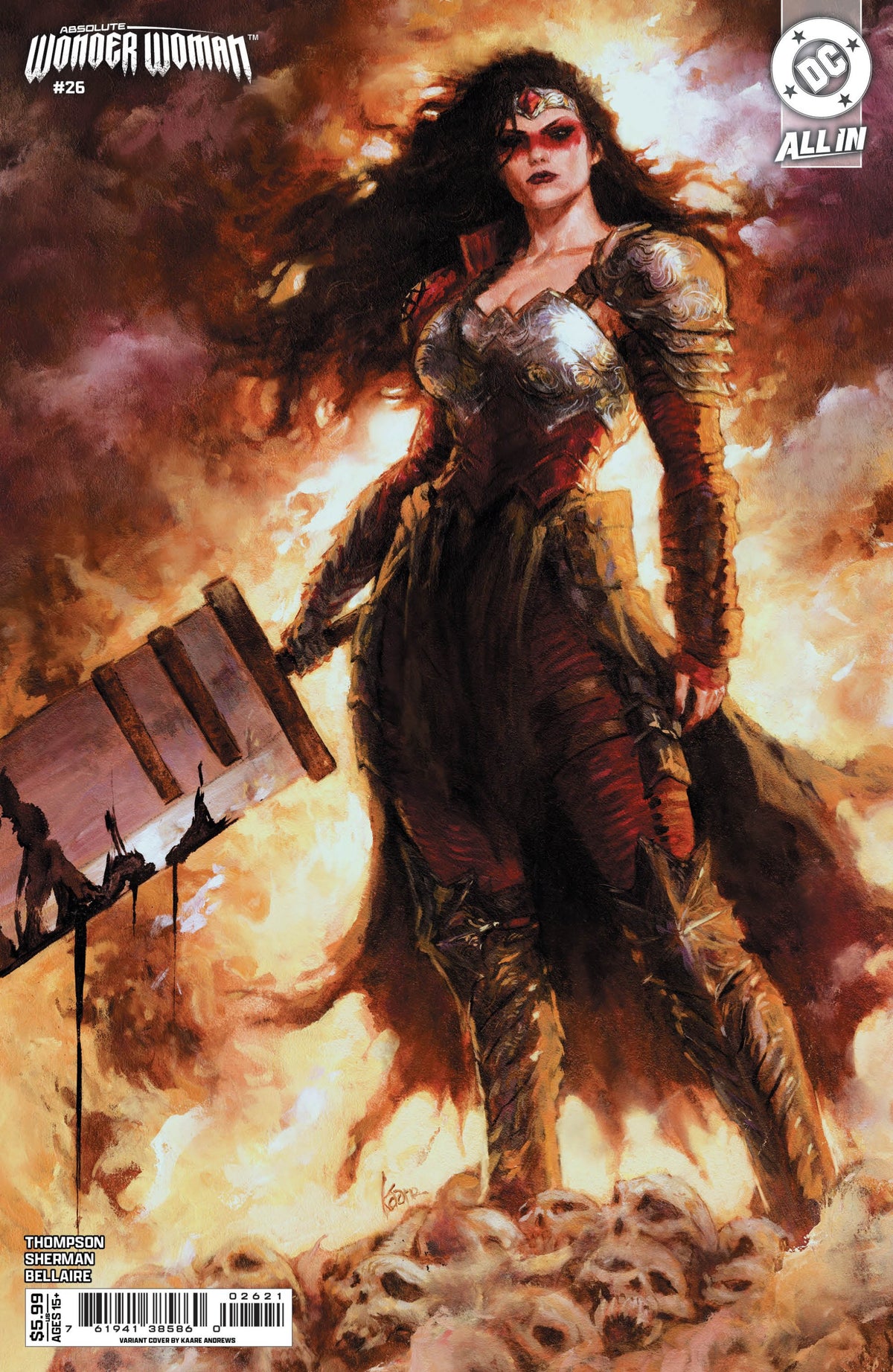 ABSOLUTE WONDER WOMAN #26 CVR B KAARE ANDREWS CARD STOCK VAR