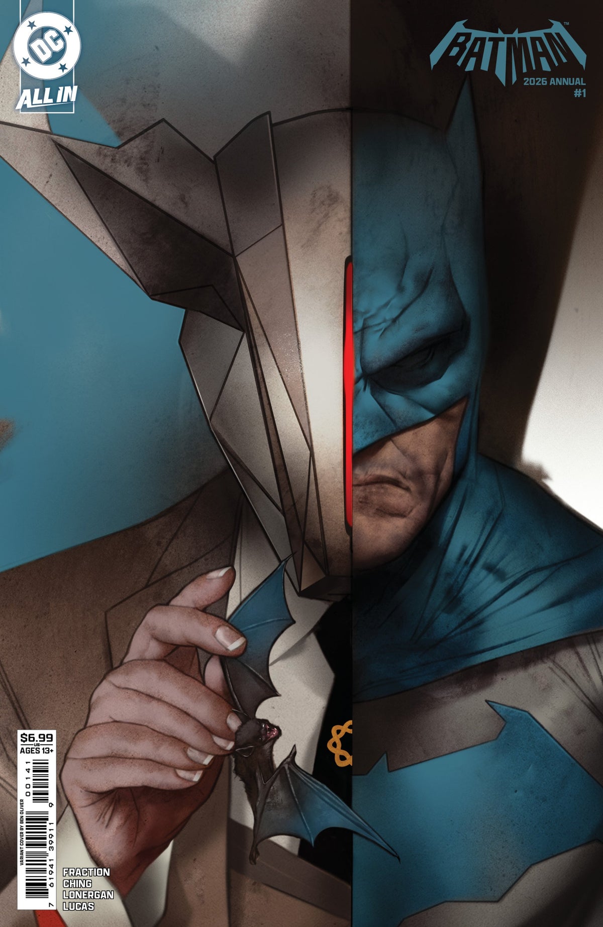 BATMAN 2026 ANNUAL #1 ONE SHOT CVR D BEN OLIVER CARD STOCK VAR