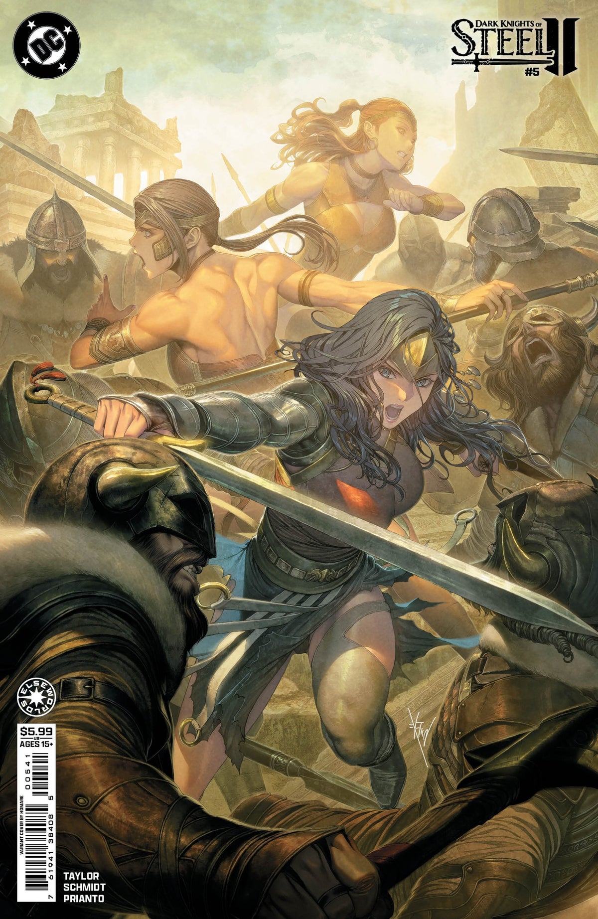 DARK KNIGHTS OF STEEL II #5 CVR D HOMARE CARD STOCK VAR (OF 12)