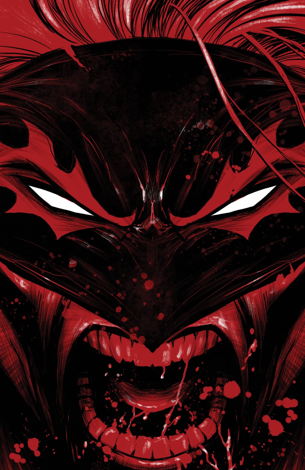 FINAL BOSS #1 BLACK WHITE AND BLOOD REPRINT CVR D INC 1:25 TYLER KIRKHAM SNARL VIRGIN VAR
