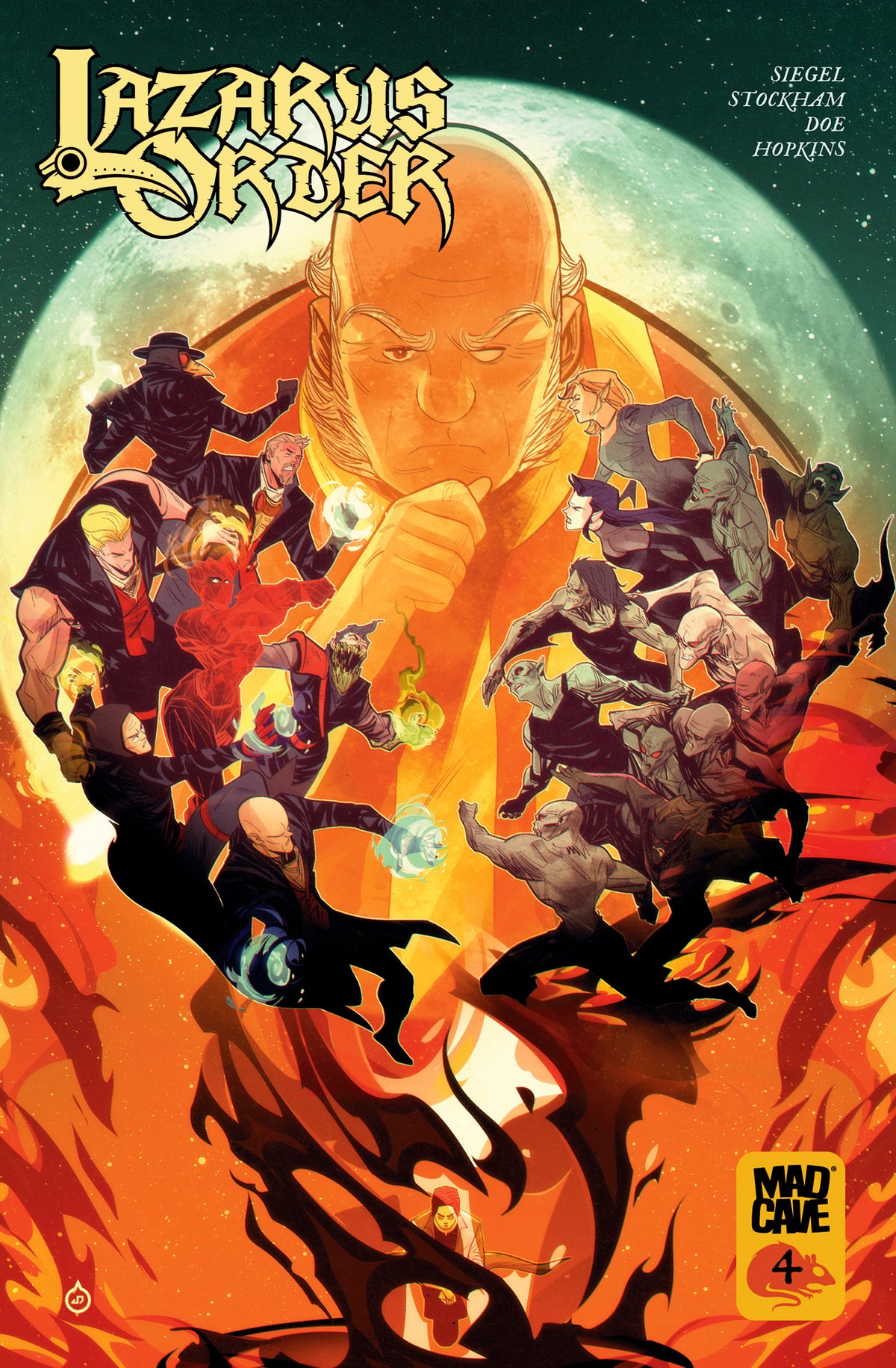 LAZARUS ORDER #4 CVR A JUAN DOE (OF 8)