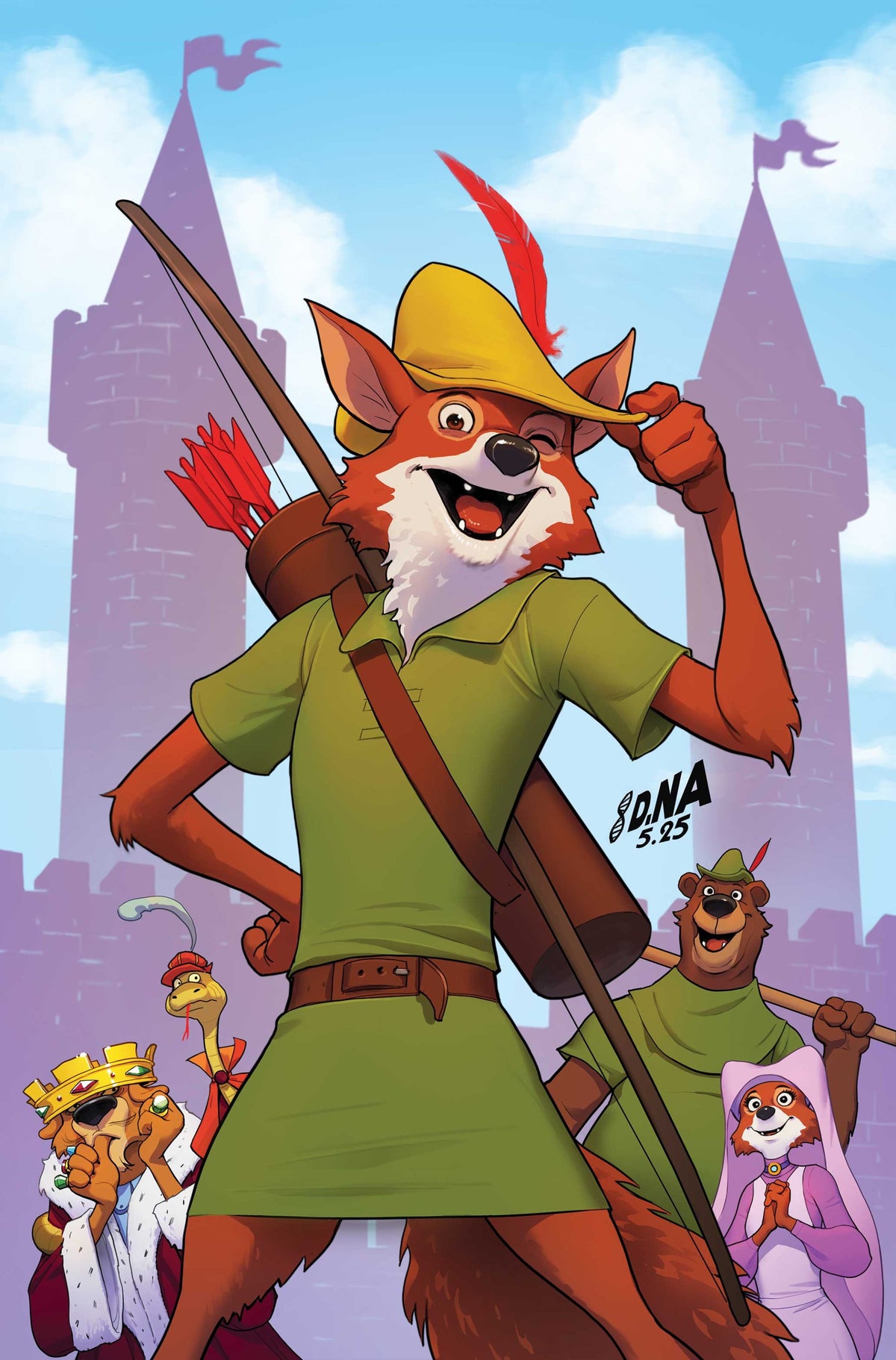 ROBIN HOOD 2026 #1 CVR G DAVID NAKAYAMA METAL PREMIUM VAR
