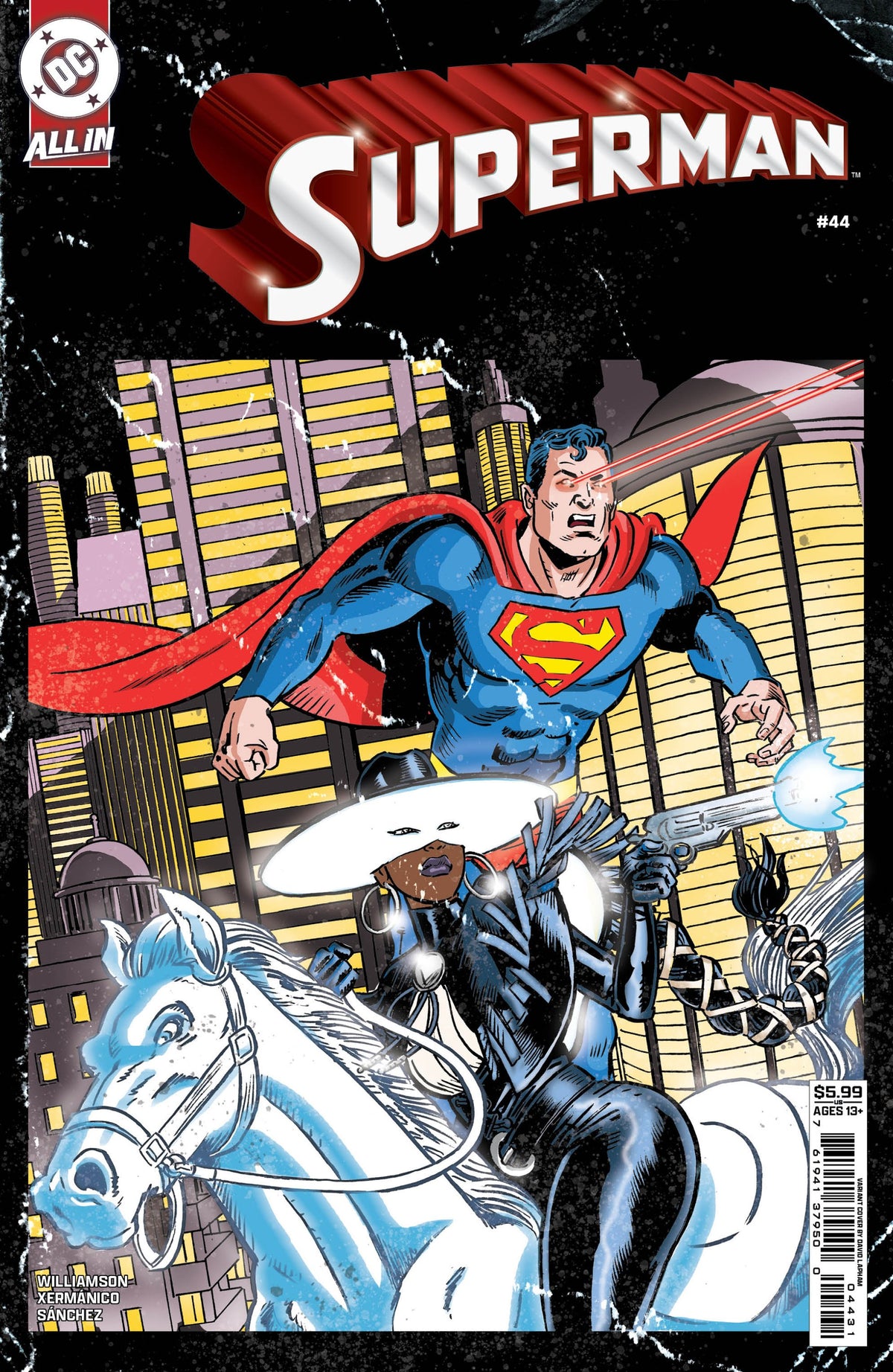 SUPERMAN #44 CVR C DAVID LAPHAM CARD STOCK VAR