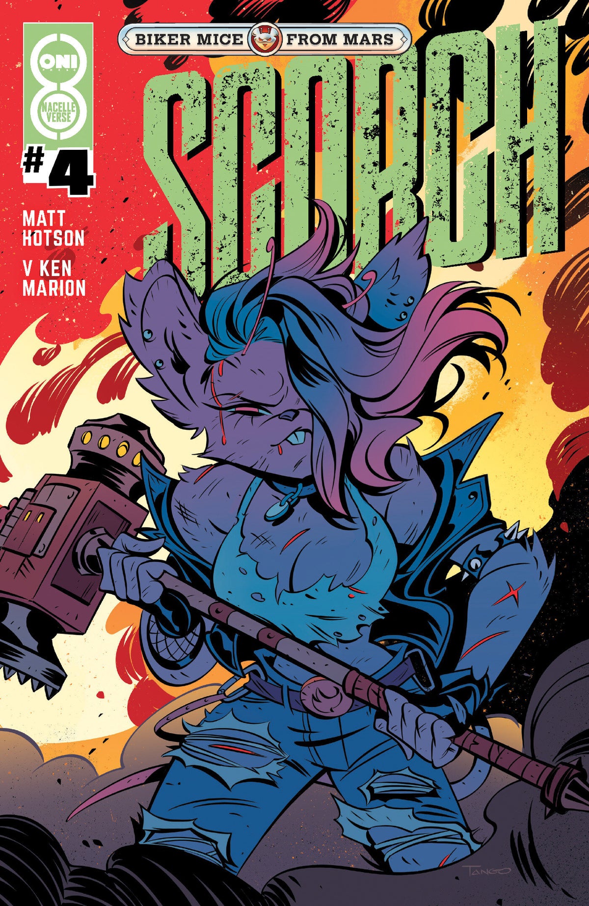 BIKER MICE FROM MARS SCORCH #4 COVER A TANGO CVR A