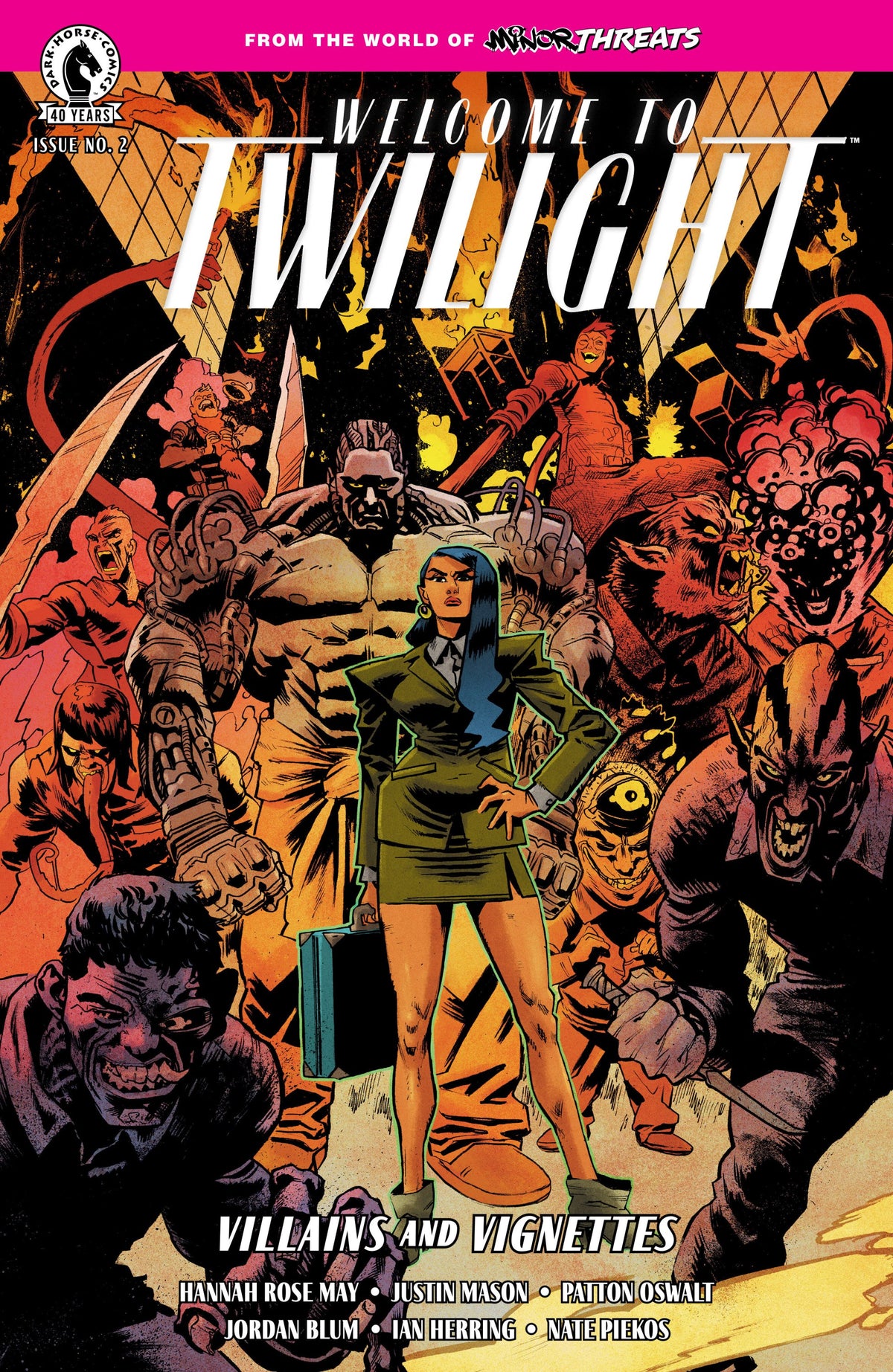 MINOR THREATS WELCOME TO TWILIGHT--VILLAINS AND VIGNETTES #2 CVR A SCOTT HEPBURN