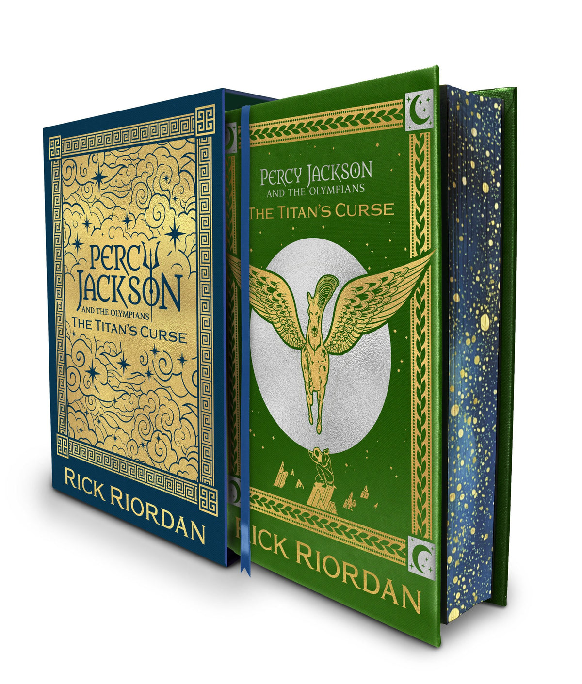 PERCY JACKSON AND THE OLYMPIANS THE TITANS CURSE NOVEL DELUXE COLLECTORS EDITION HC