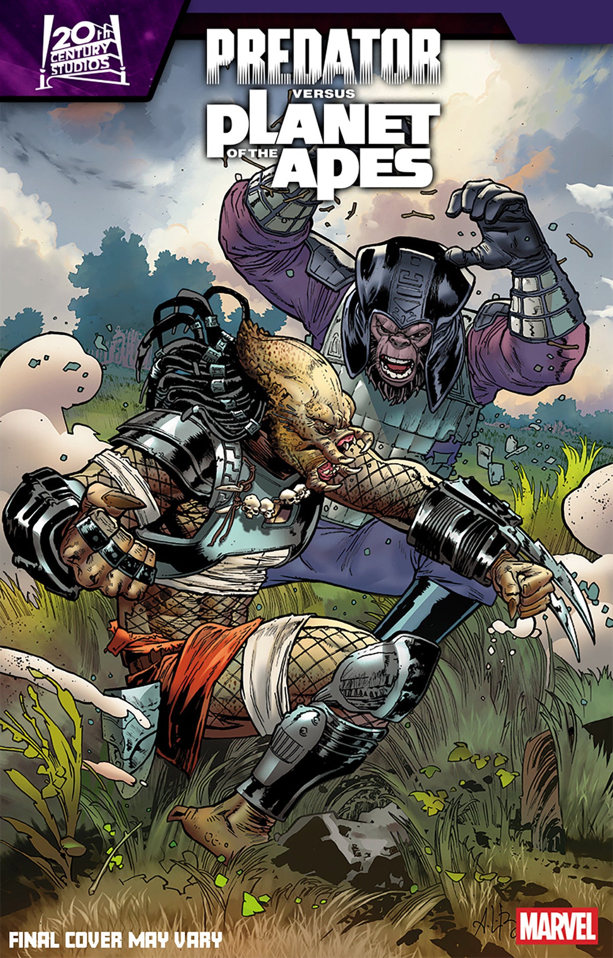 PREDATOR VS THE PLANET OF THE APES #5 ANDREI BRESSAN VAR CVR B