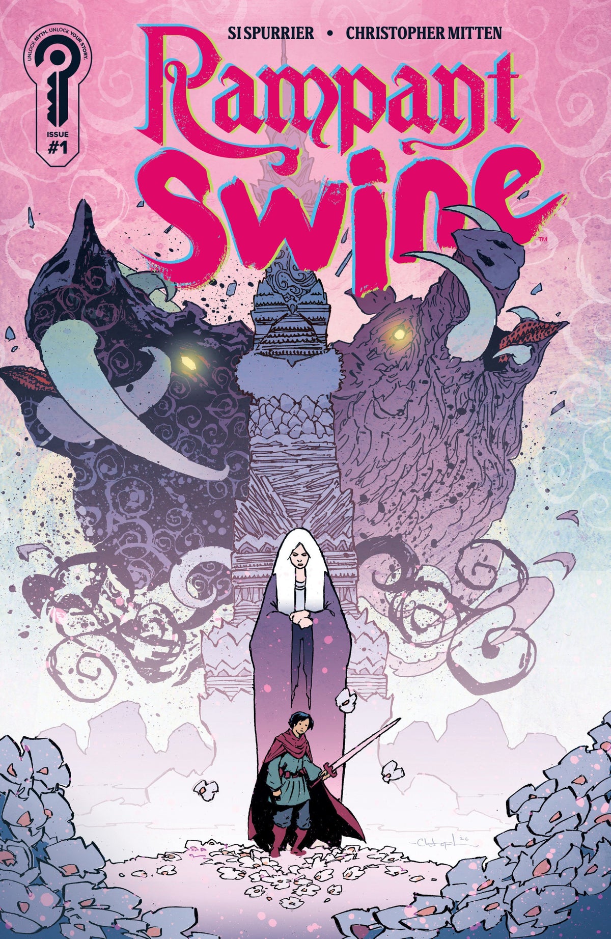 RAMPANT SWINE #1 COVER A CHRISTOPHER MITTEN CVR A