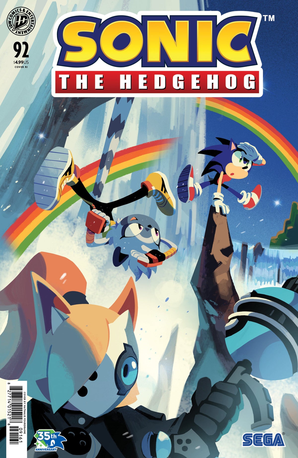 SONIC THE HEDGEHOG #92 VAR RI 15 FOURDRAINE CVR C 1:15 INCV