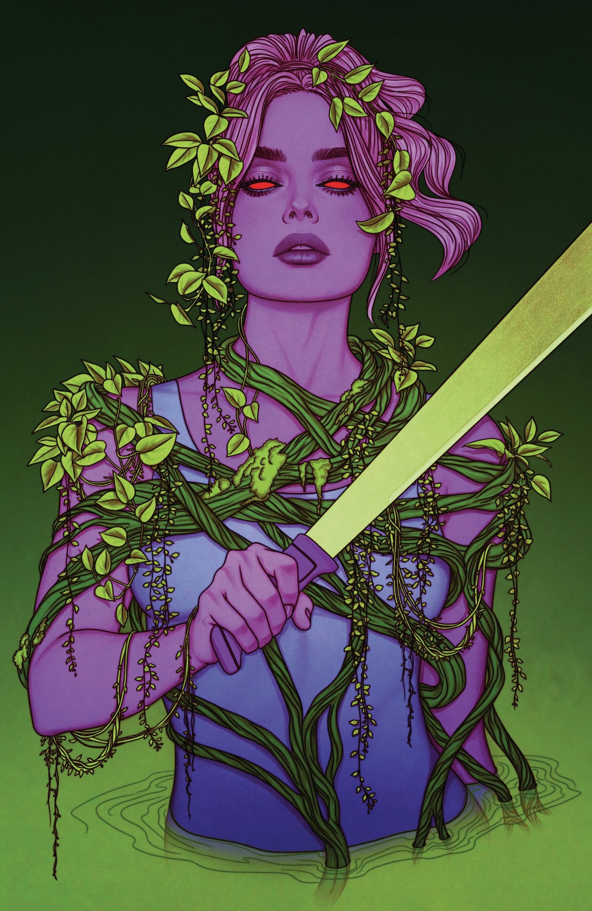 SWAMP THING IS KILLING THE CHILDREN #1 B VAR FULL ART FRISON CVR B