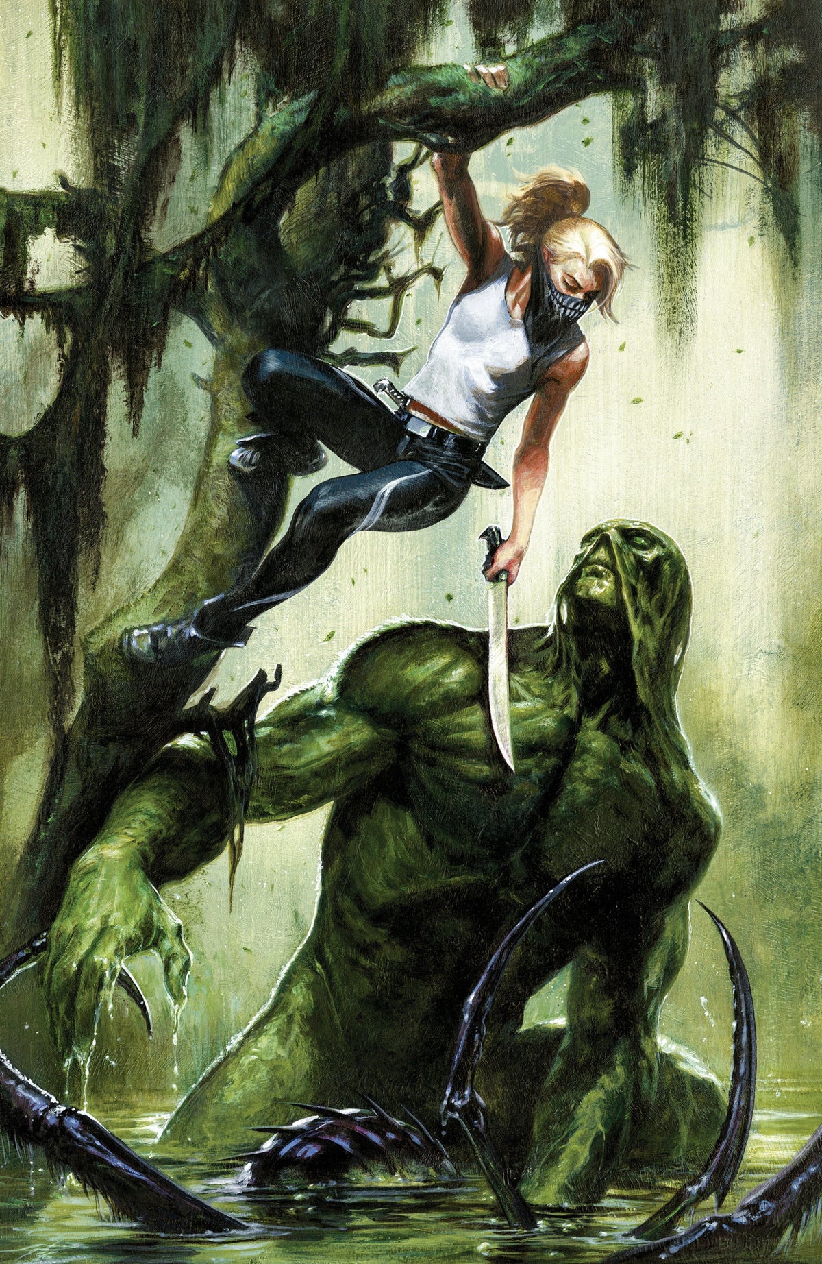 SWAMP THING IS KILLING THE CHILDREN #1 N 1:200 INCV FULL ART DELLOTTO CVR N
