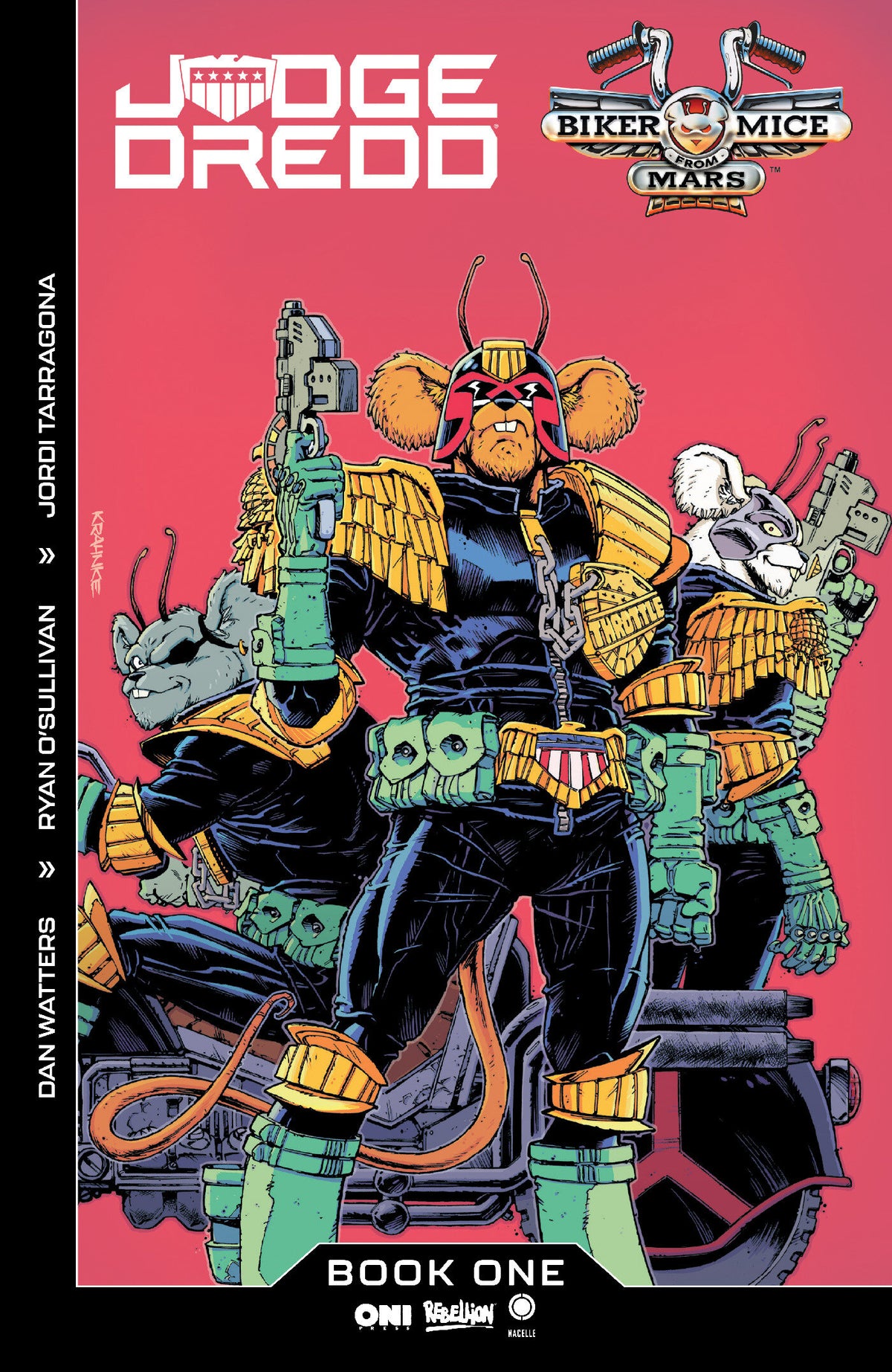JUDGE DREDD BIKER MICE FROM MARS #1 COVER C ANDREW KRAHNKE VAR CVR C