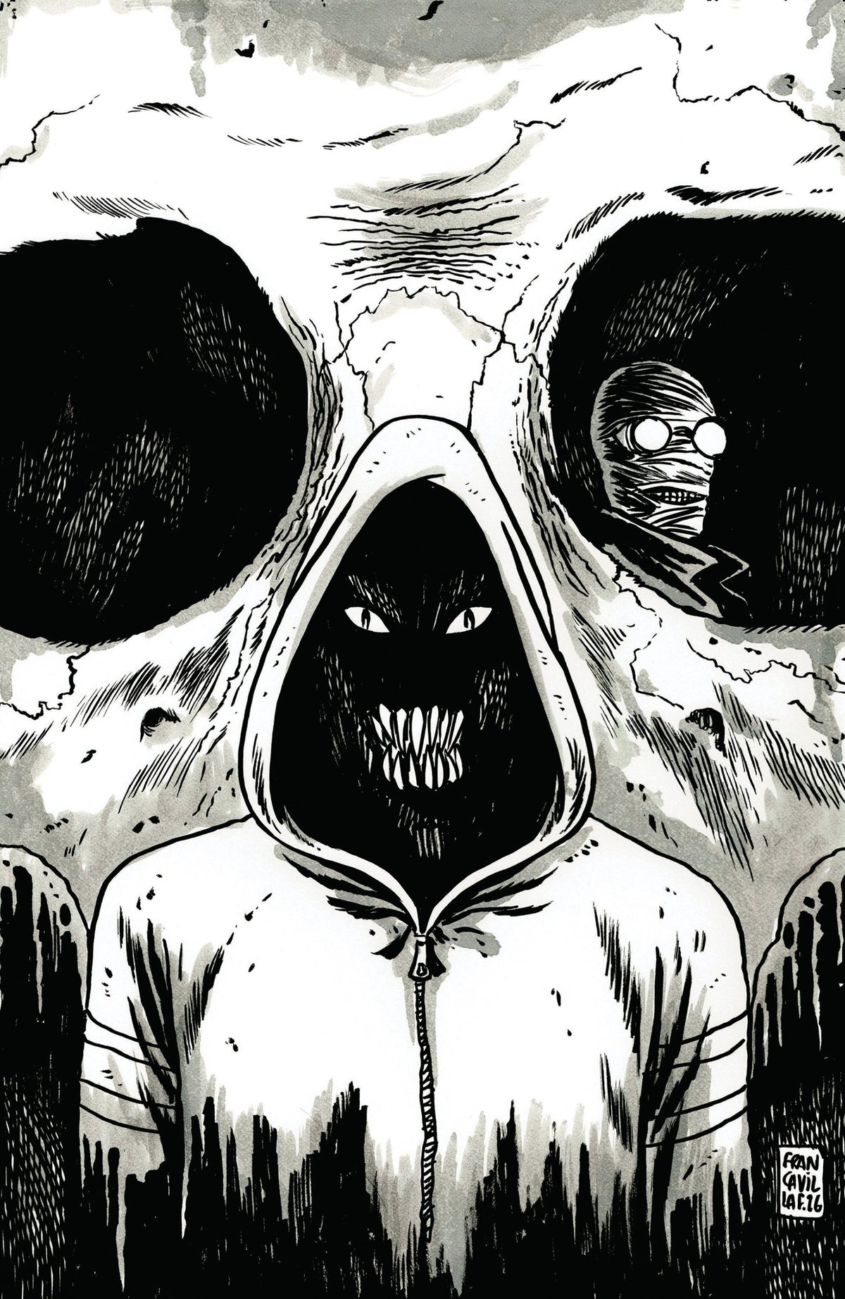 STUFF OF NIGHTMARES THE HOODIE #1 I UNLIMITED VAR FULL ART FRANCAVILLA CVR I