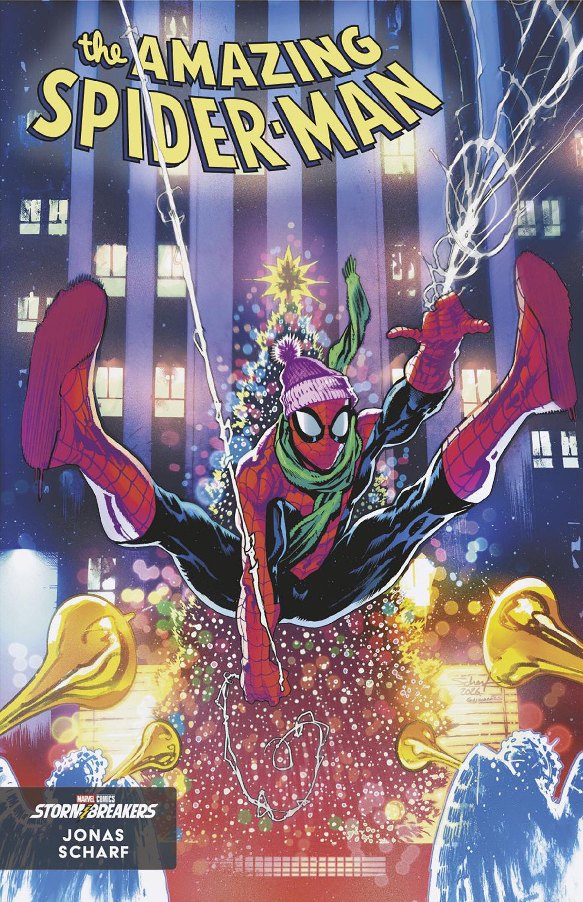 AMAZING SPIDER-MAN #1005 JONAS SCHARF WINTER BREAK VAR CVR D