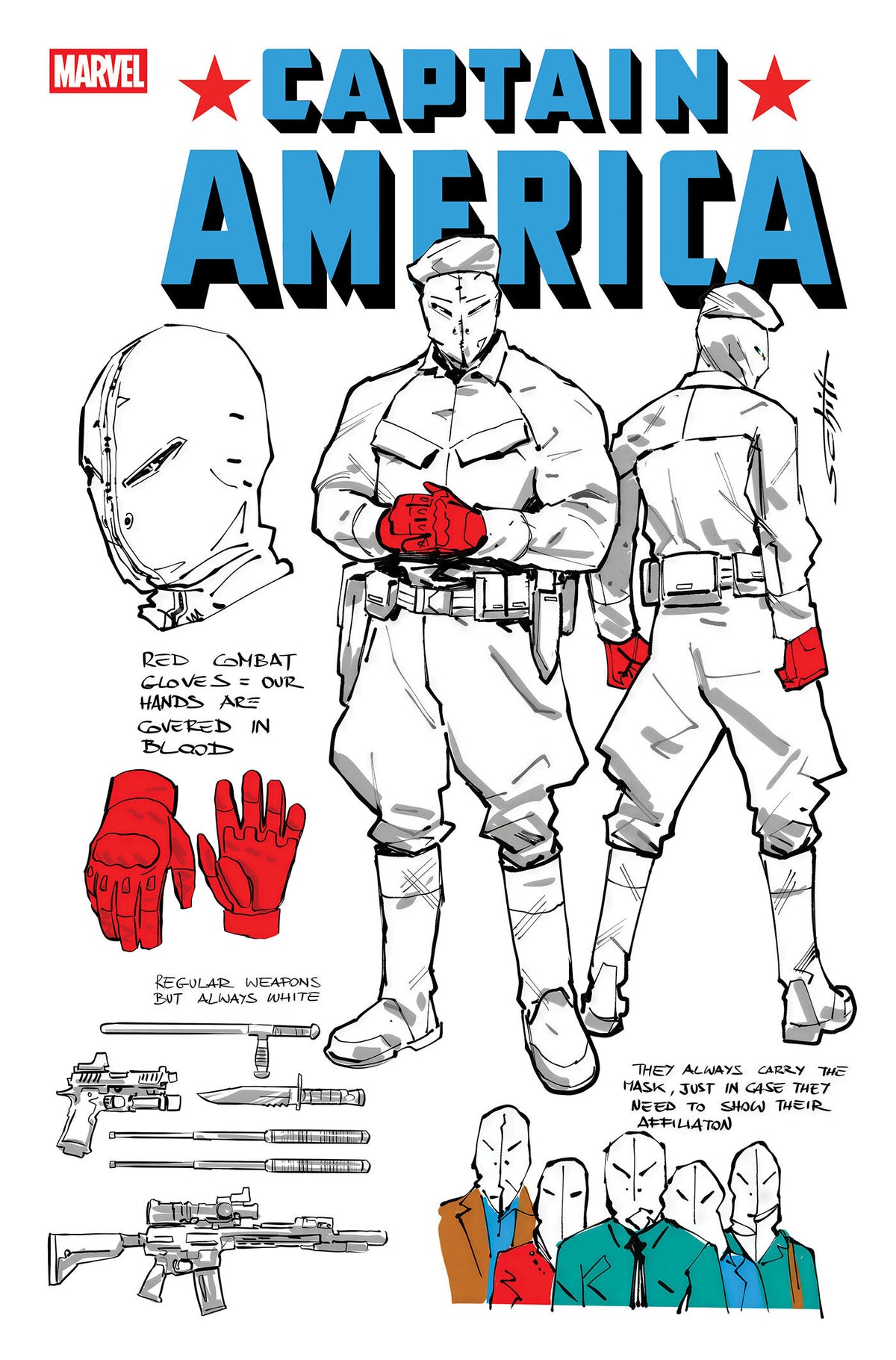 CAPTAIN AMERICA #18 VALERIO SCHITI DESIGN 1:10 VAR 1:10 INCV