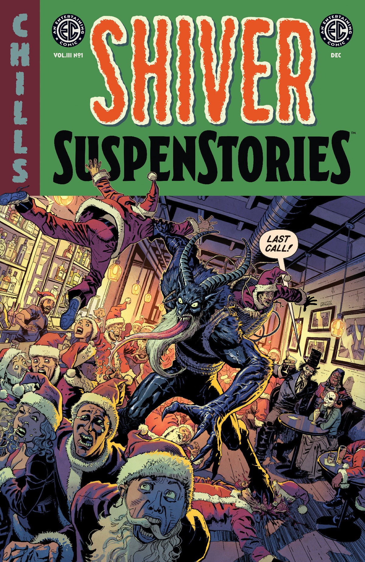 EC SHIVER SUSPENSTORIES 3 #1 COVER A DUSTIN WEAVER CVR A