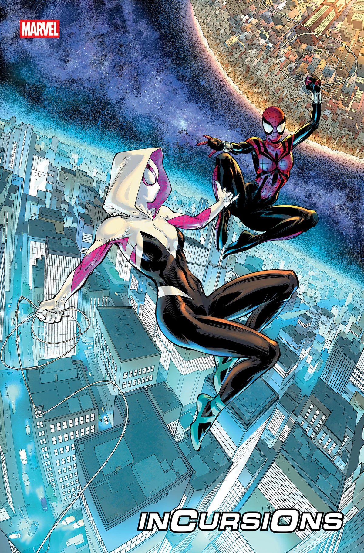 SPIDER-MAN INCURSIONS #1 COVER B BY GLEB MELNIKOV CVR A