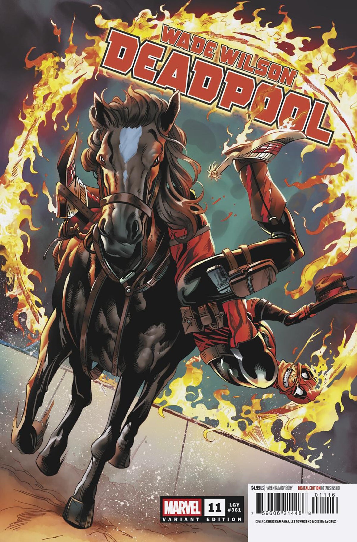 WADE WILSON DEADPOOL #11 COVER C CHRIS CAMPANA 1:25 VAR 1:25 INCV