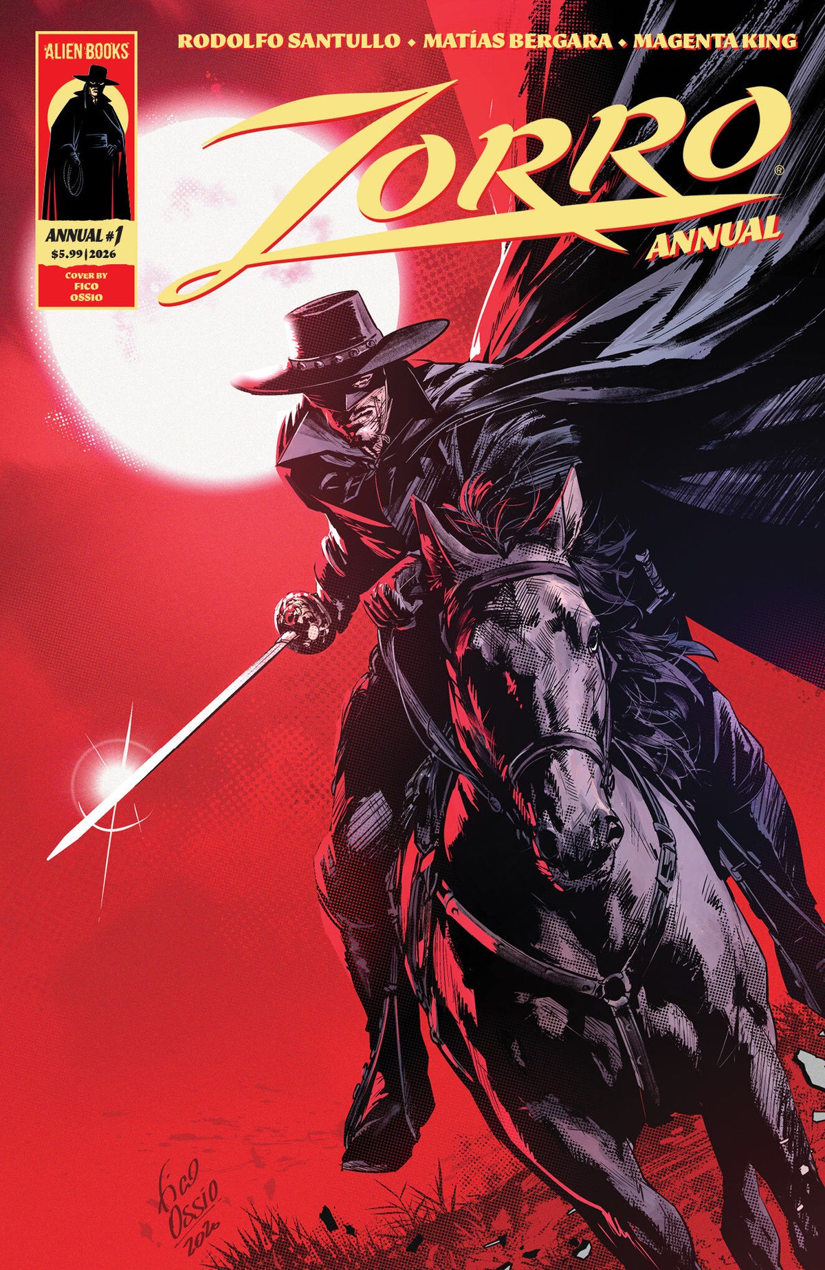 ZORRO ANNUAL #1 VAR B OSSIO CVR B