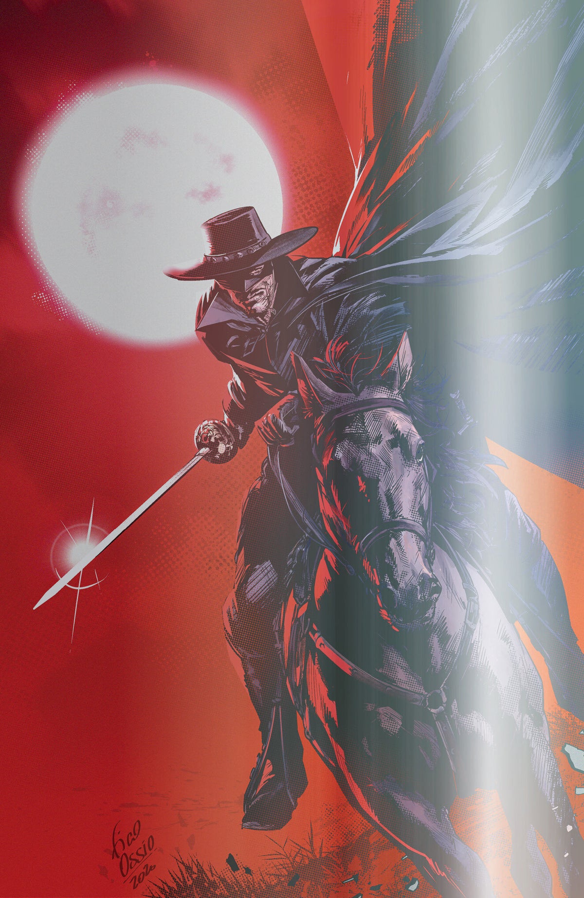 ZORRO ANNUAL #1 VAR C FOIL OSSIO FULL ART CVR C