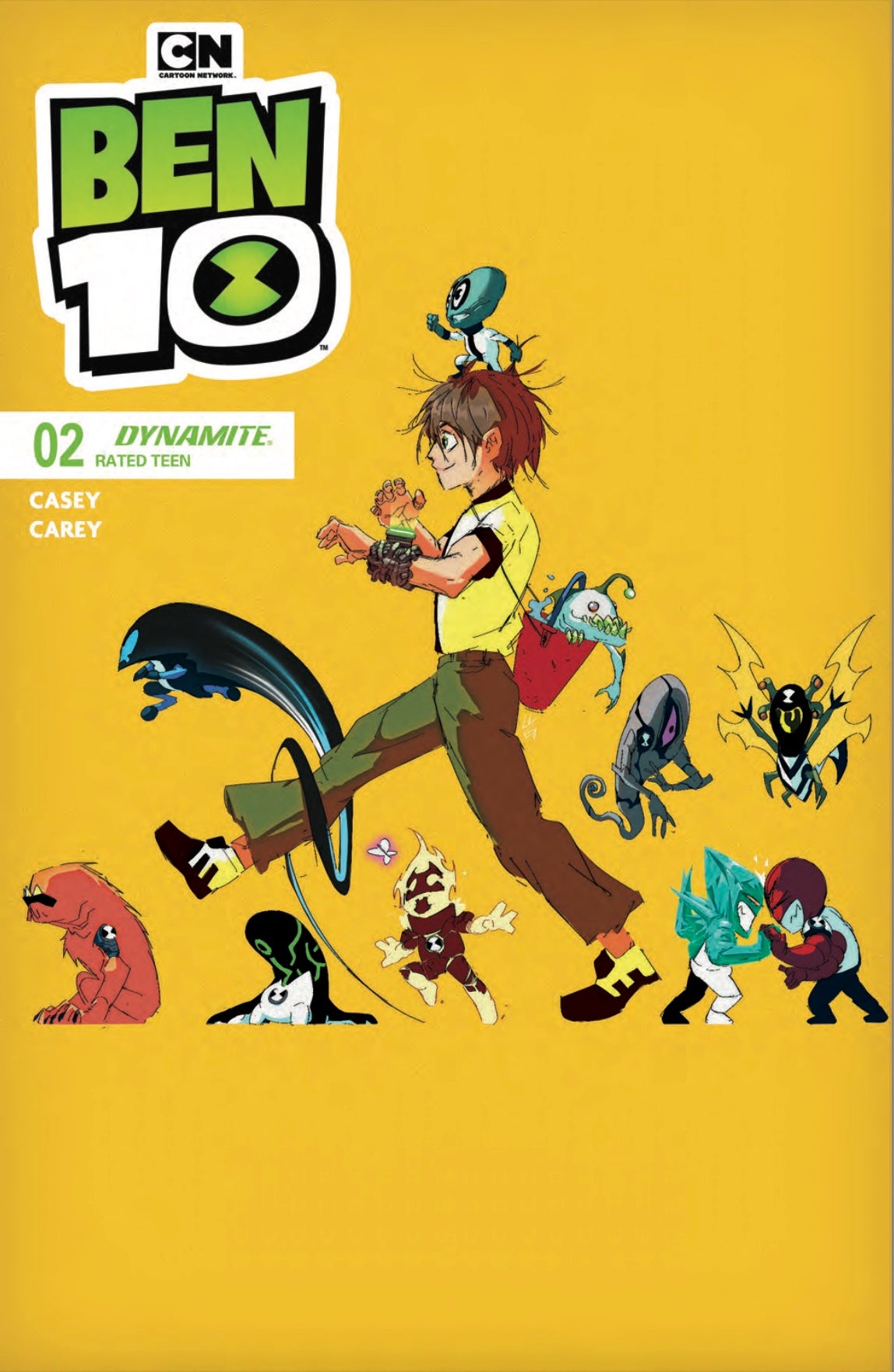 BEN 10 #2 CVR ZG DYNAMITE COM LUCAS LEE GARZA TRADE DRESS VAR