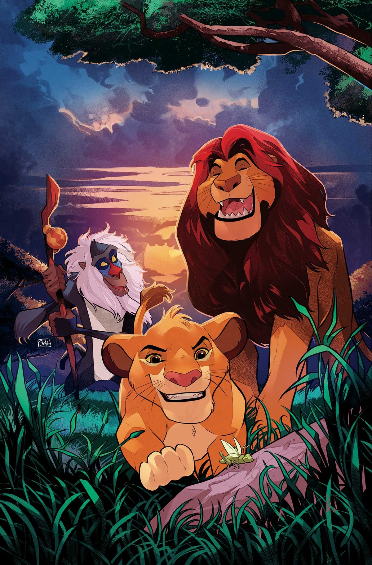 LION KING #8 CVR H INC 1:7 EDWIN GALMON VIRGIN VAR 1:7 INCV