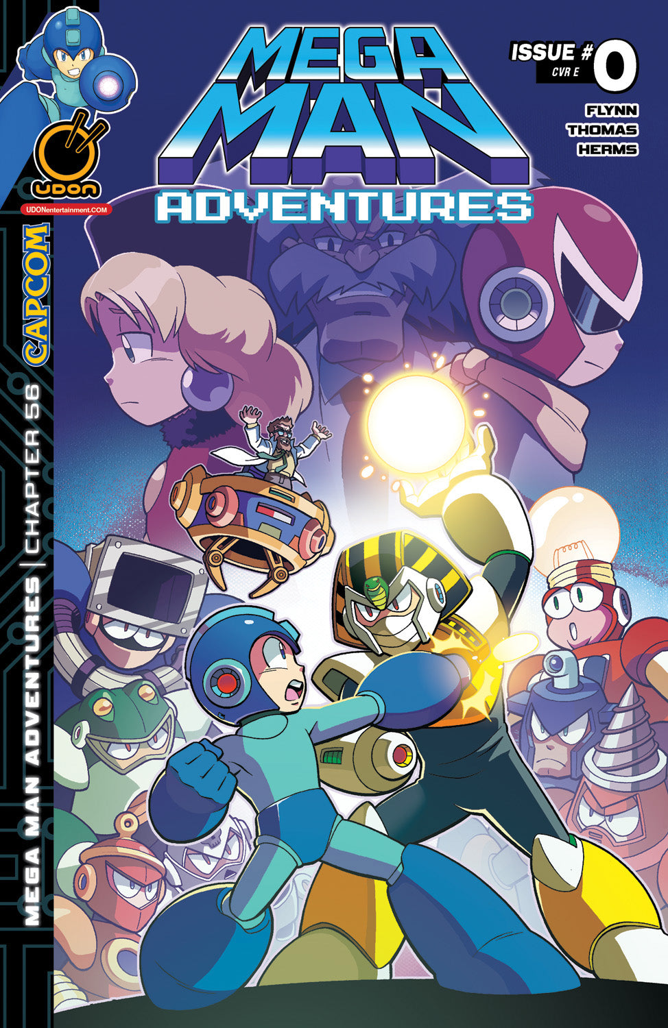 MEGA MAN ADVENTURES #0 ONE SHOT CVR E INC 1:5 JAMAL PEPPERS VAR 1:5 INCV