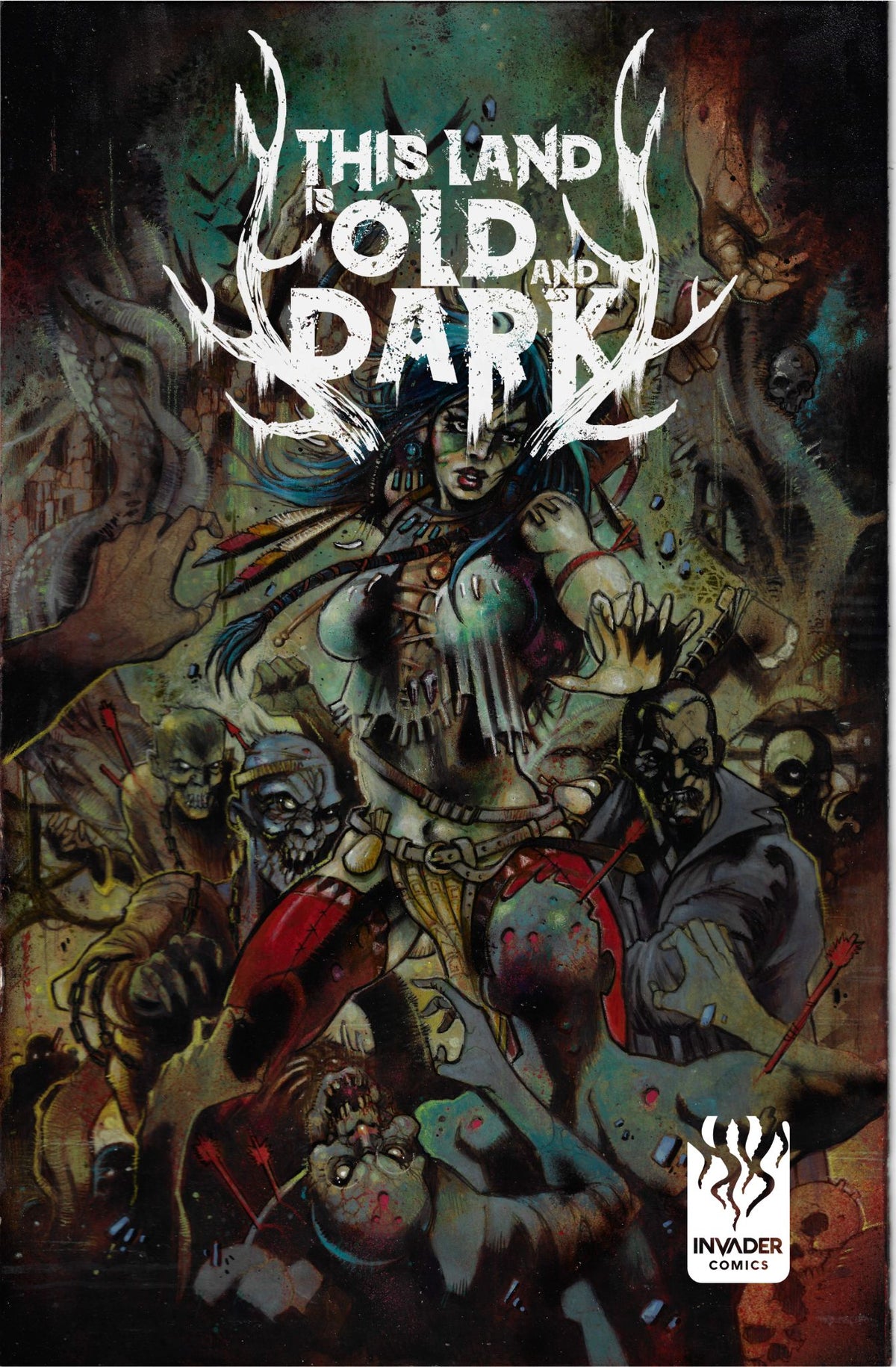 THIS LAND IS OLD AND DARK #3 CVR C INC 1:5 ANDY SAWYERS VAR OF 3 1:5 INCV