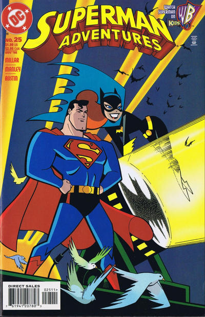 Superman Adventures 1996 #25 Direct Sales - back issue - $5.00