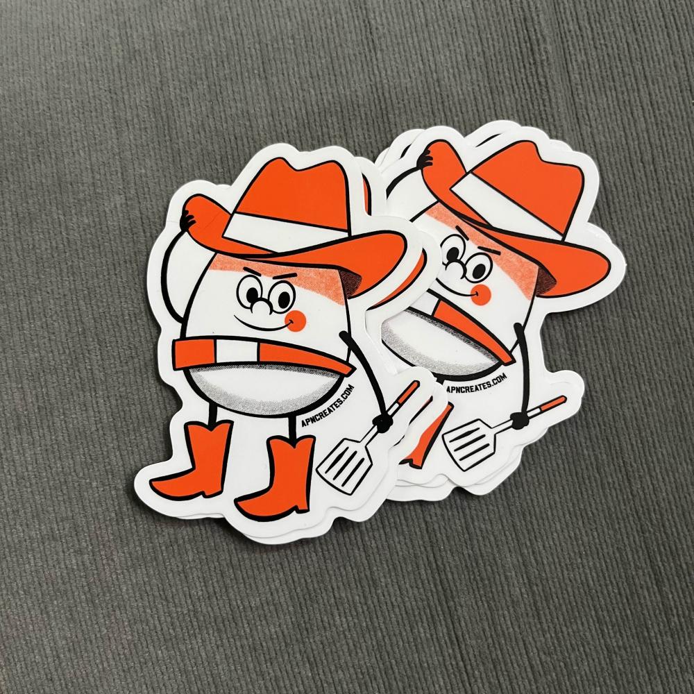 Western Omlette Sticker - APNCreates